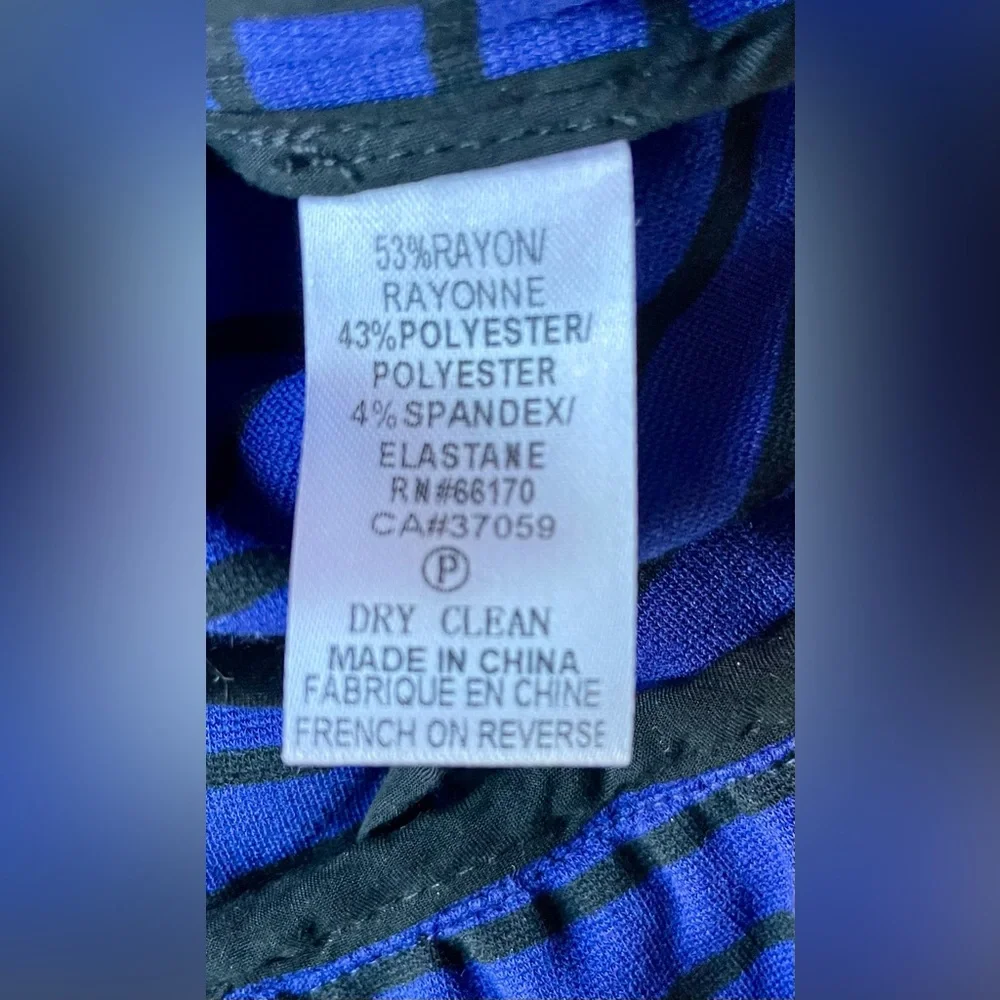 NWT Anthropologie Cartonnier Royal Blue Striped Blazer